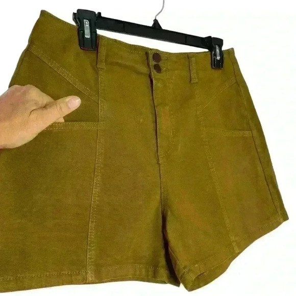 Universal thread, dark mustard/khaki high rise midi canvas,hiking,Camping,SZ-10 - Picture 3 of 7